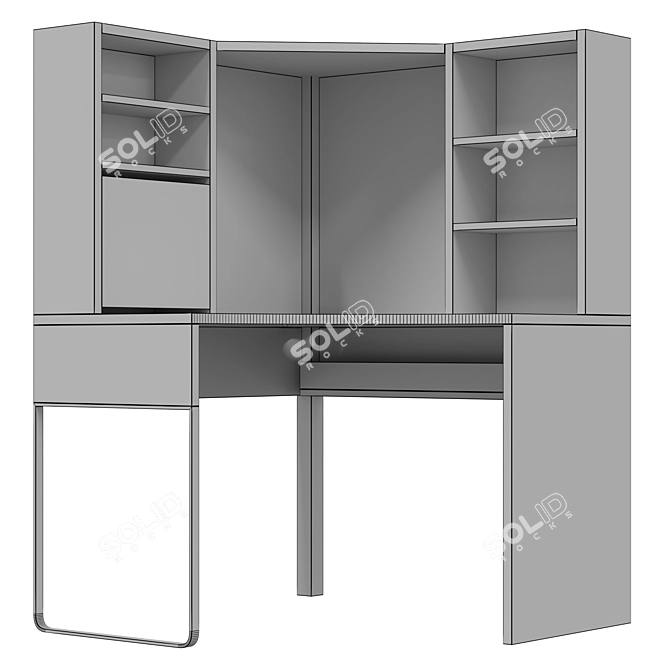 MIKE Corner Table - Modern Design 3D model image 6