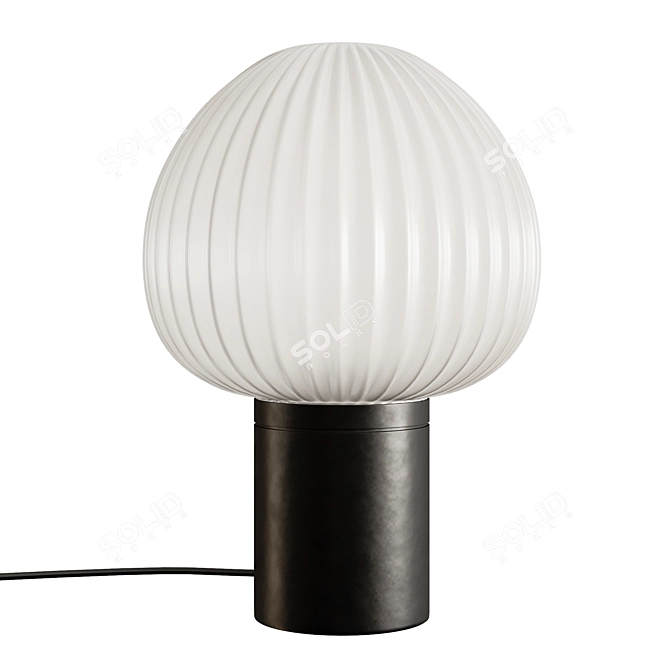 Eclipse Desk Lamp - Monochrome 3D model image 2
