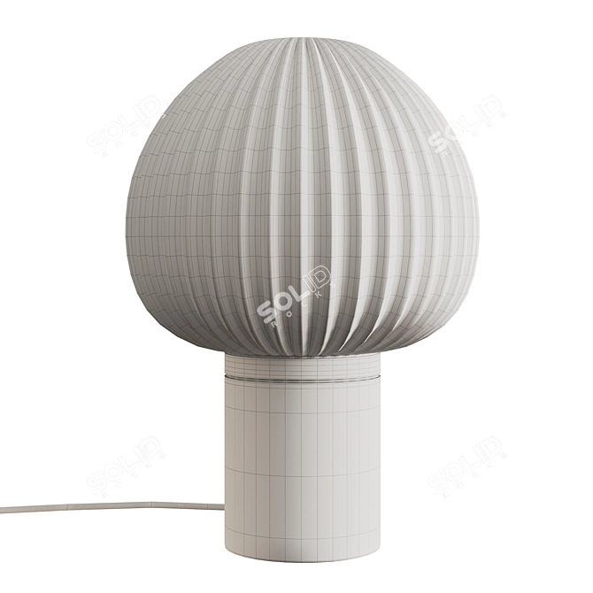 Eclipse Desk Lamp - Monochrome 3D model image 4