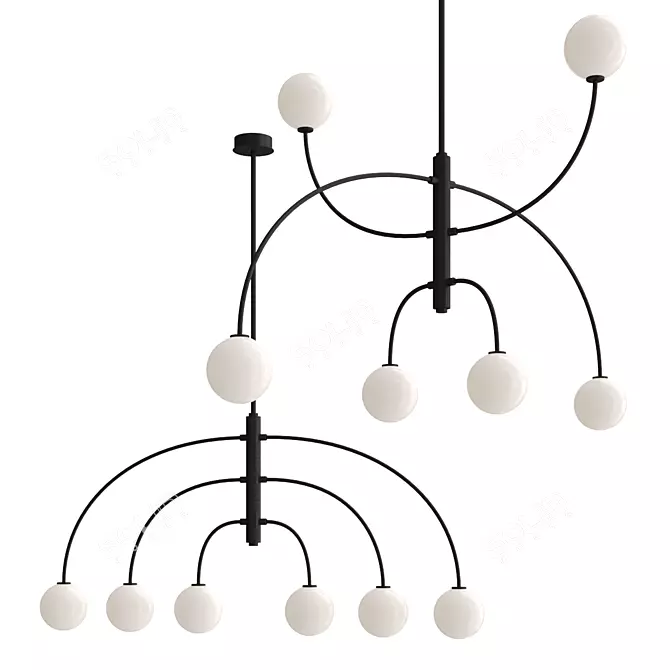 Sonn Pendant Light Fixture 3D model image 1