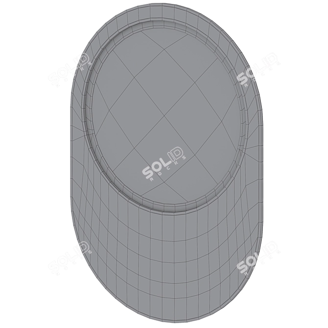 Artisan Targua Inlay Mirror 3D model image 4