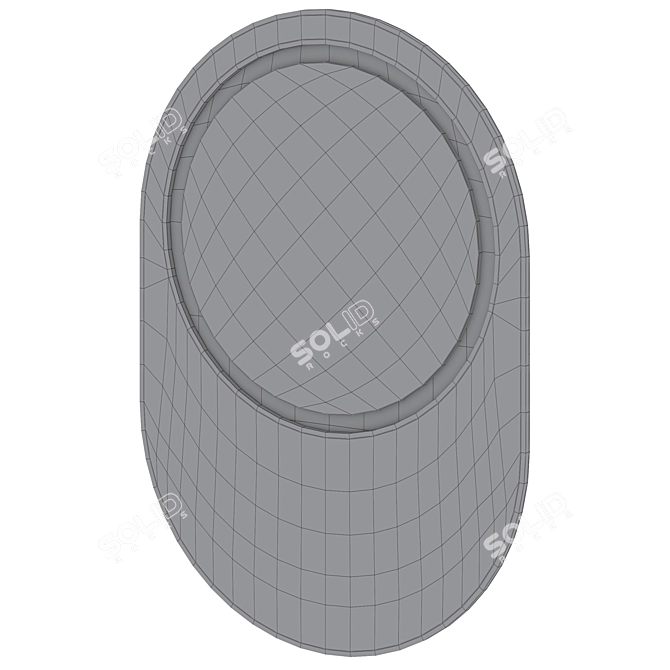 Artisan Targua Inlay Mirror 3D model image 6