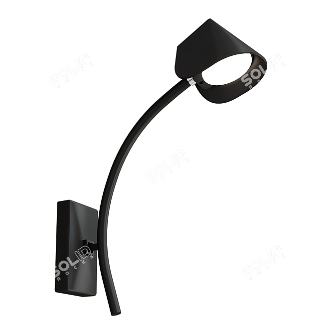 Modern LED Pendant Light Fixture 3D model image 1