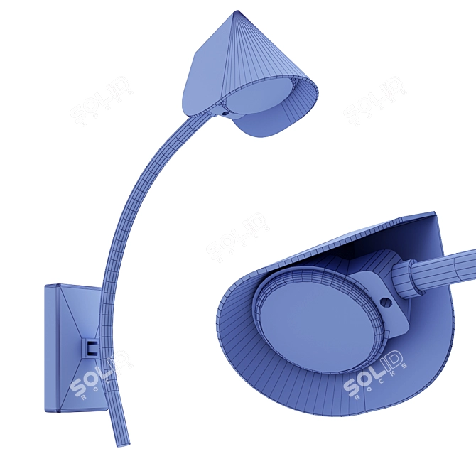 Modern LED Pendant Light Fixture 3D model image 3