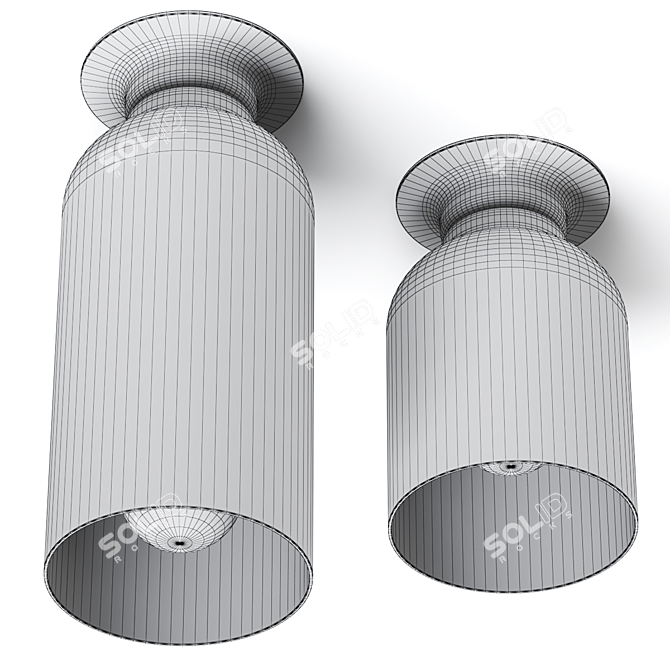 Modern Spotlight Ceiling D Series 3D model image 4