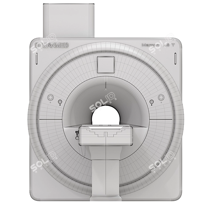 Marcom 1.5T Superconducting MRI Scanner 3D model image 6