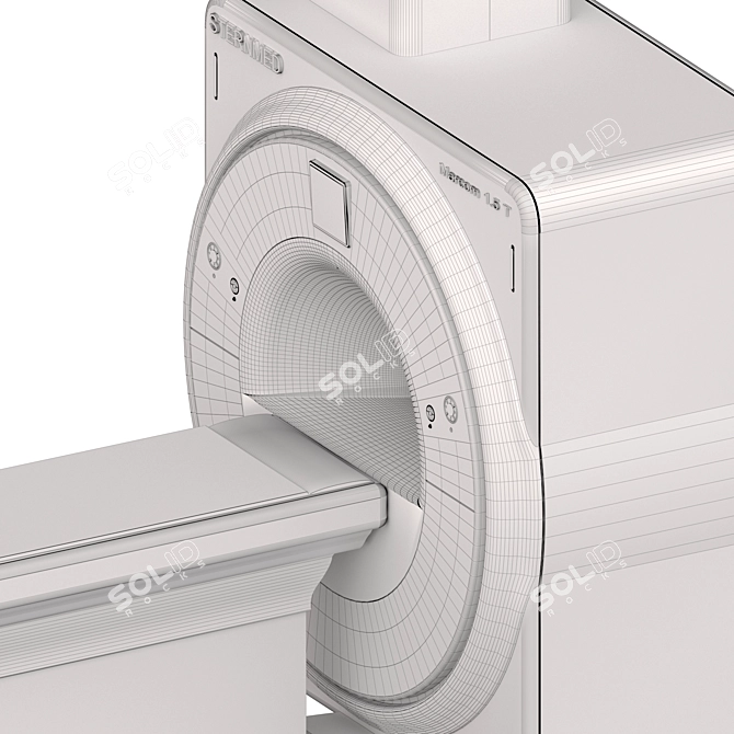 Marcom 1.5T Superconducting MRI Scanner 3D model image 7