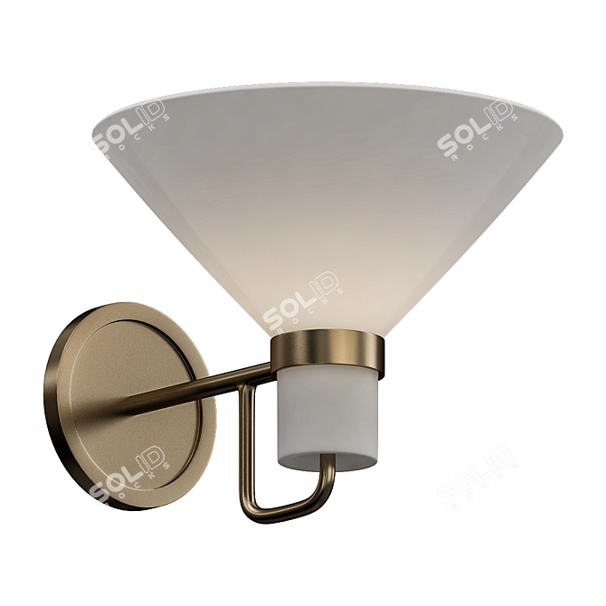 ImperiumLoft Wall Sconce LAURISTON, Code 155085 3D model image 1