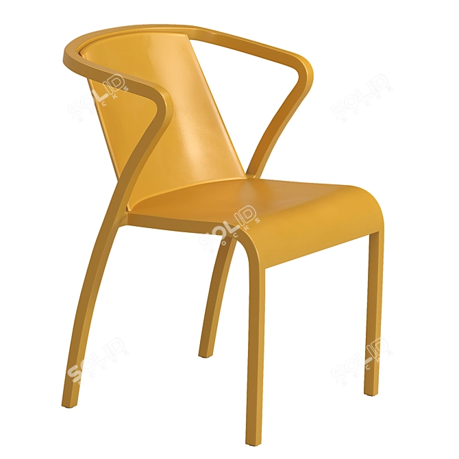 Predsida Polypropylene Chair - Modern Chic 3D model image 1