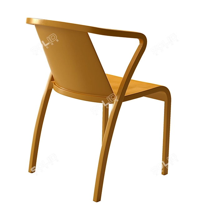 Predsida Polypropylene Chair - Modern Chic 3D model image 2