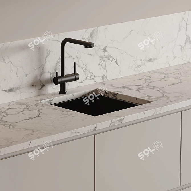 Kitchen 05 3D Model Set 3D model image 2