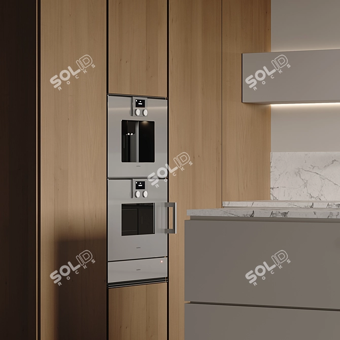 Kitchen 05 3D Model Set 3D model image 3