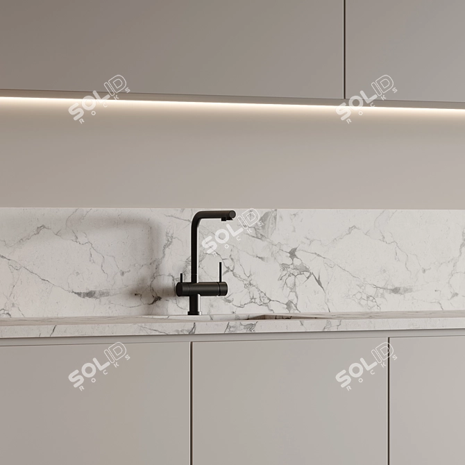 Kitchen 05 3D Model Set 3D model image 6