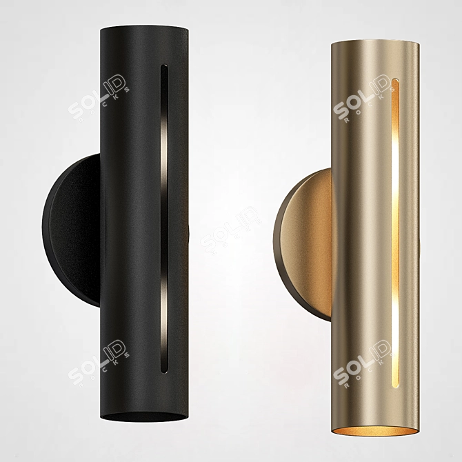 Industrial Wall Sconce Lester ImperiumLoft 3D model image 2