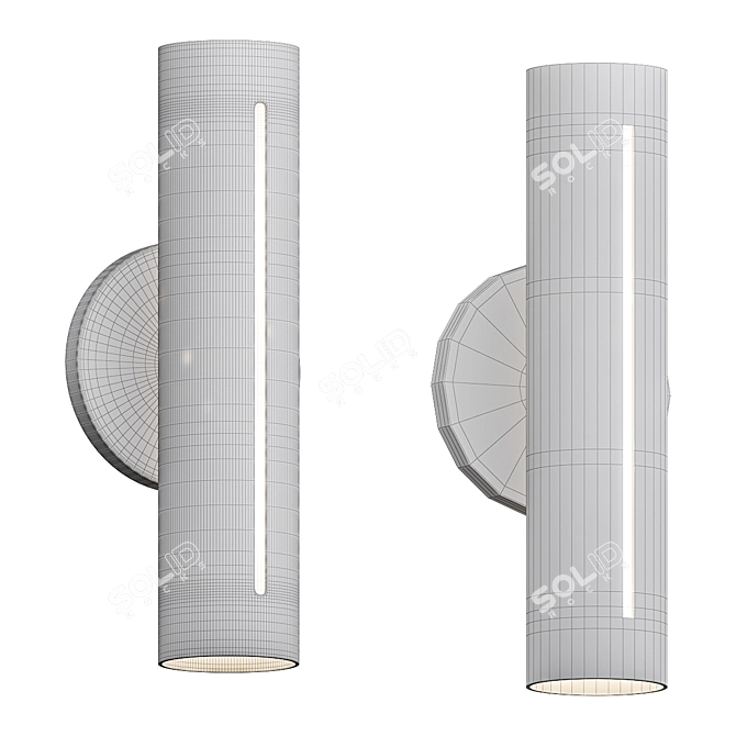 Industrial Wall Sconce Lester ImperiumLoft 3D model image 3