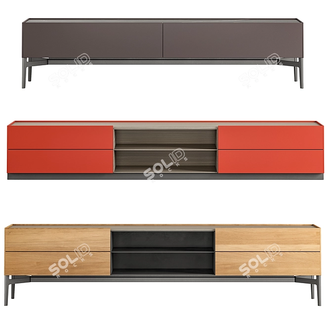 Modern TV Stands by Poliform 3D model image 5