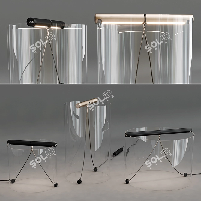 Sleek Minimalist FLOS TO-TIE Lights 3D model image 2