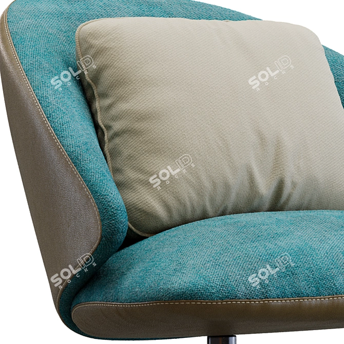  Contemporary European Design Sofa 3D model image 6