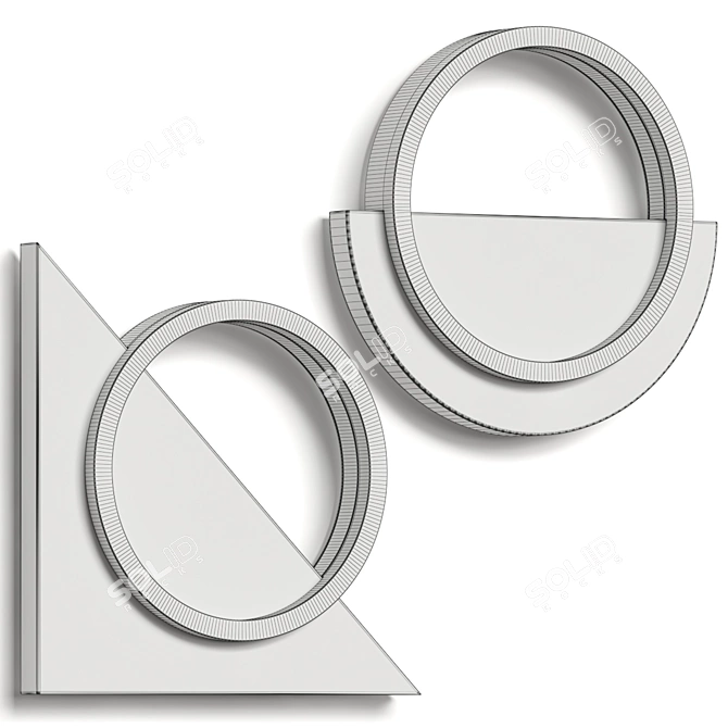  Modern Reykjavik Wall Lamps 3D model image 3