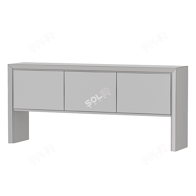 Elegant Baker Nacre Sideboard 3D model image 4