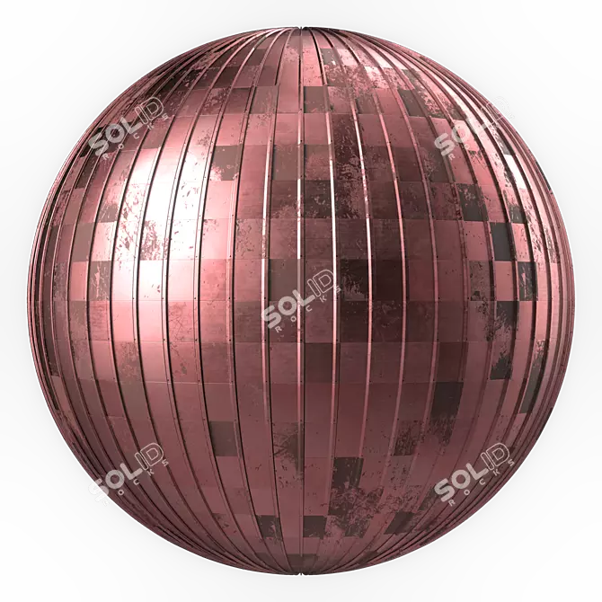 Seamless Metal Roofing Texture 4k 3D model image 4