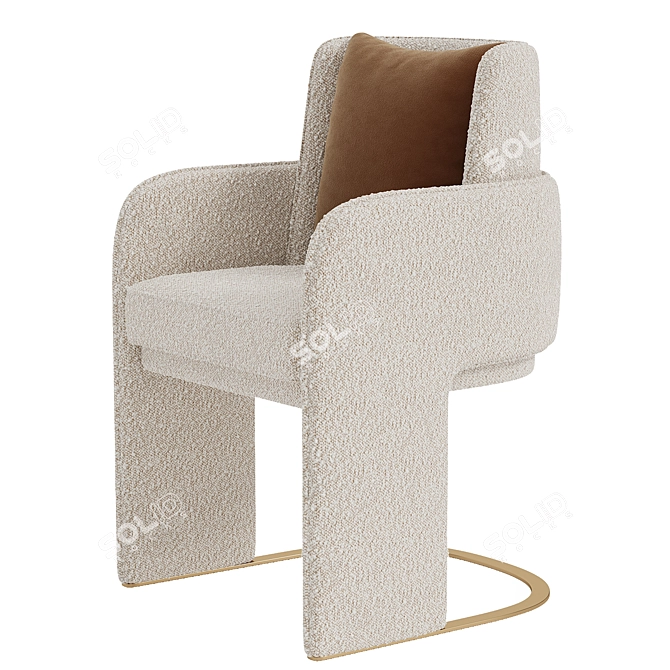 Modern Chic Odisseia Armchair 2014 3D model image 3