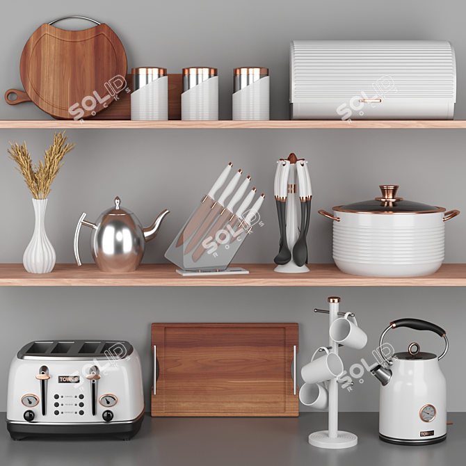 VIGO Kitchen Faucets Bundle - Renders, FBX, OBJ 3D model image 1