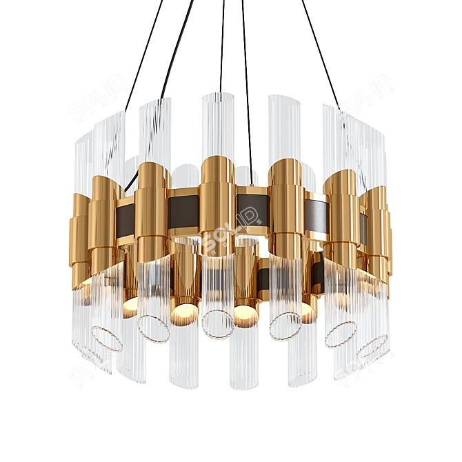 Modern Pendant Light Fixture 10292 3D model image 1