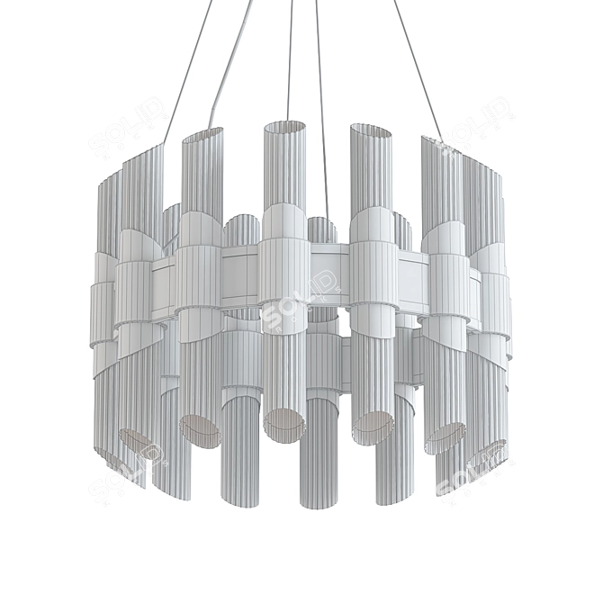 Modern Pendant Light Fixture 10292 3D model image 2