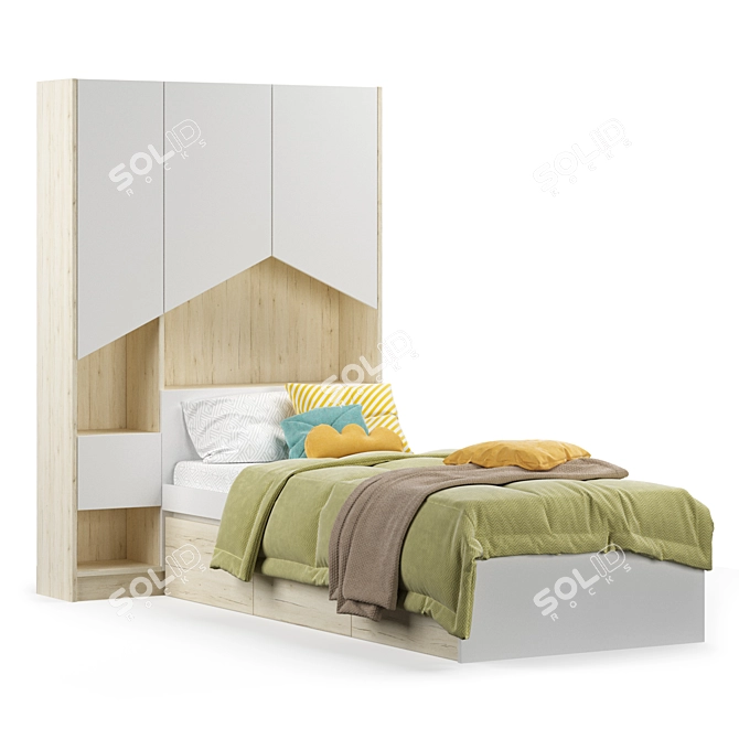 Divan.ru Penny Children's Bed 3D model image 2