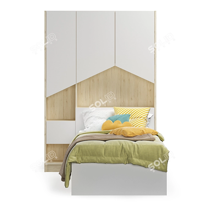 Divan.ru Penny Children's Bed 3D model image 3