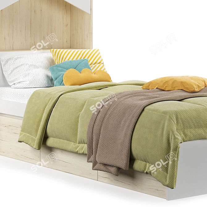 Divan.ru Penny Children's Bed 3D model image 4