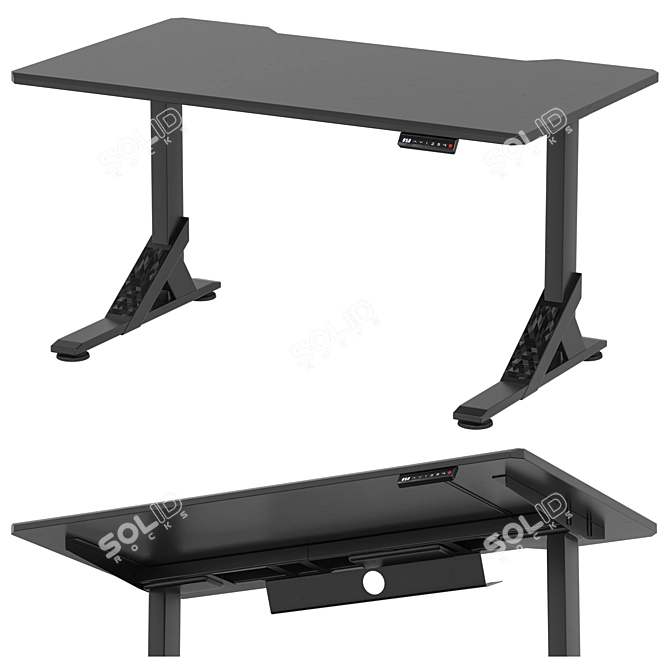  Modern Gaming Table Ideal 3D model image 1