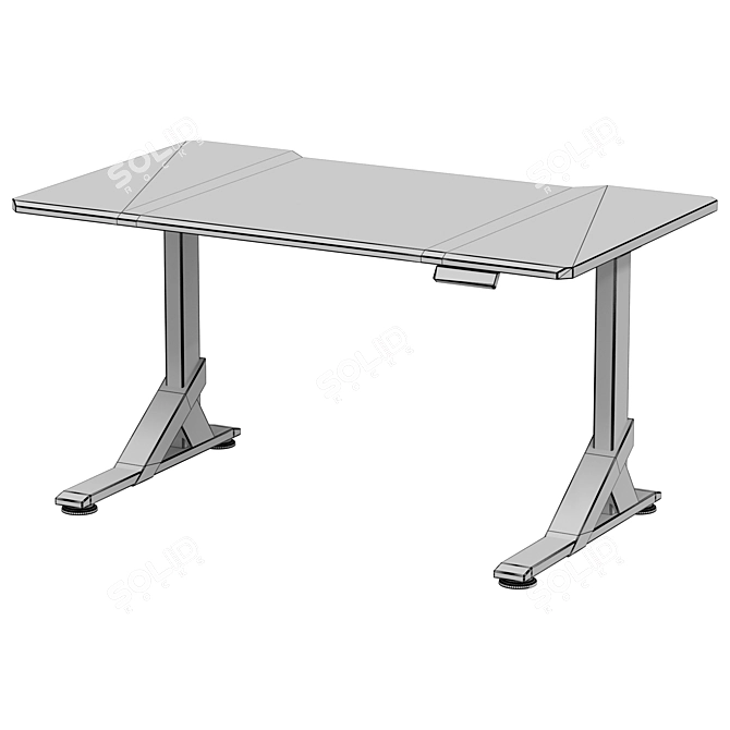  Modern Gaming Table Ideal 3D model image 7