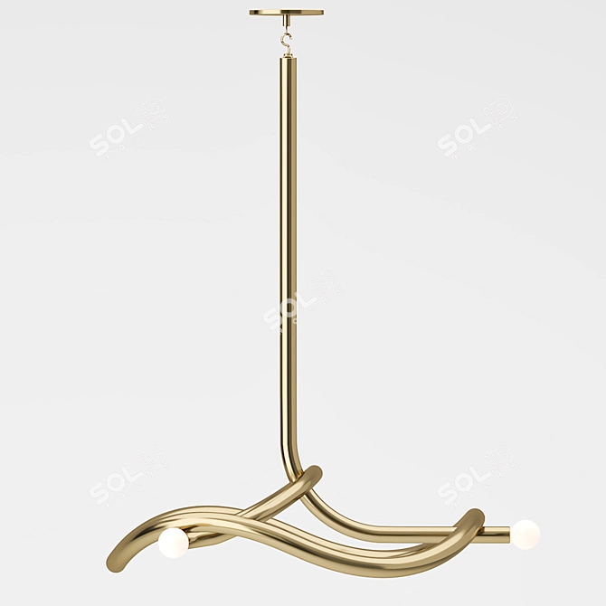 Elegant Tryst Chandelier Design Statement 3D model image 2