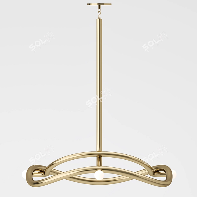 Elegant Tryst Chandelier Design Statement 3D model image 3
