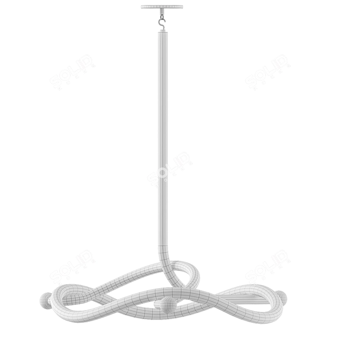 Elegant Tryst Chandelier Design Statement 3D model image 4