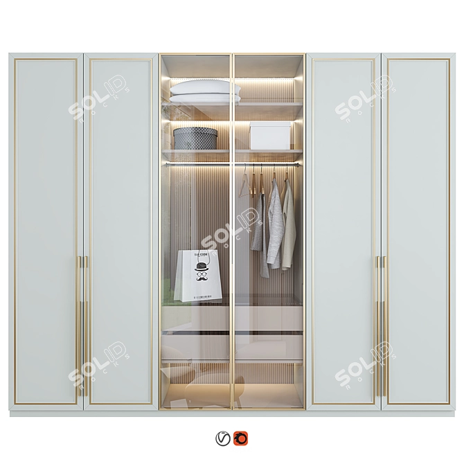 37-Poly Wardrobe Version 2016 3D model image 1