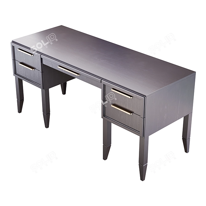 Modern Writing Desk Charlie 3D model image 2