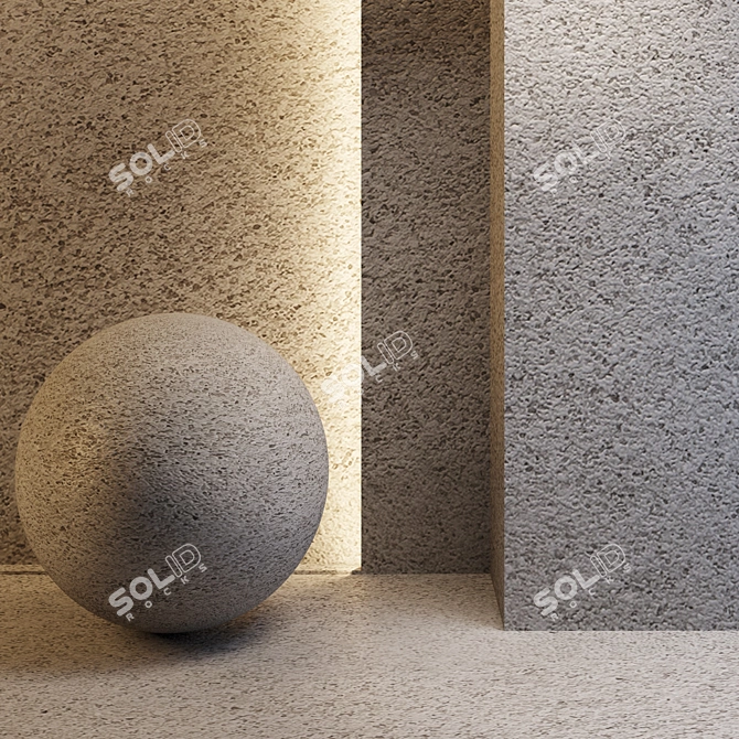 Decorative Concrete Maps – High-Quality Seamless Textures 3D model image 1