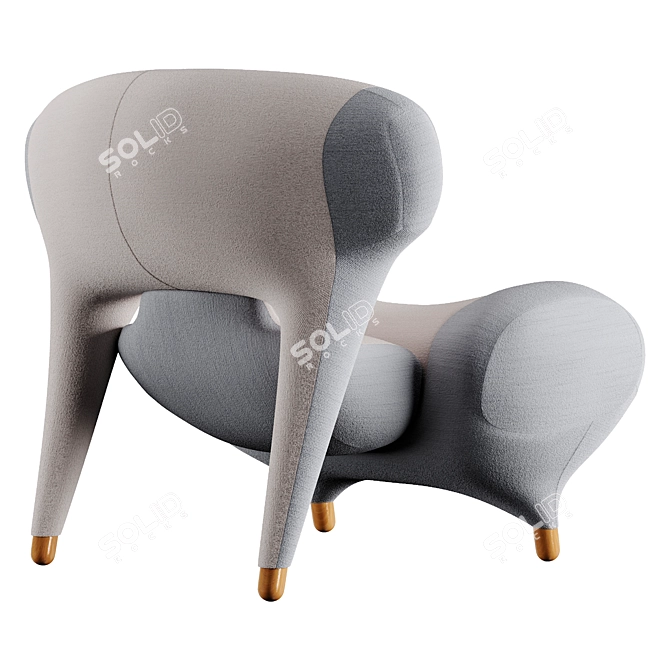 Modular Tectonic Armchair - 2015 3D model image 3