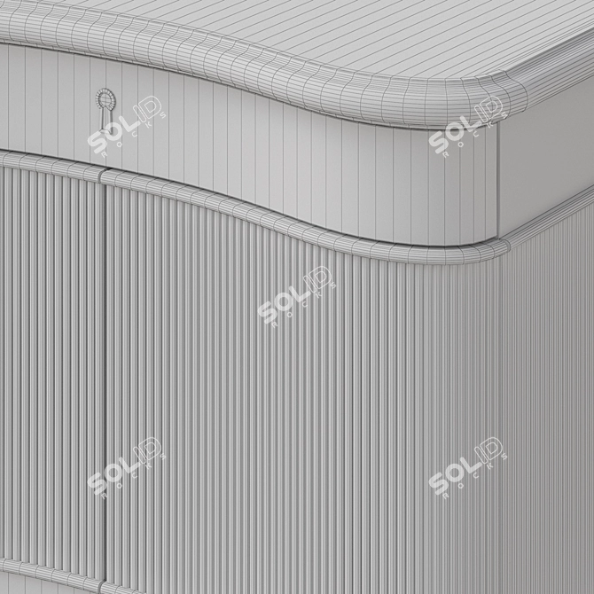 Baker Augustus Nightstand | 953x527x762mm 3D model image 4