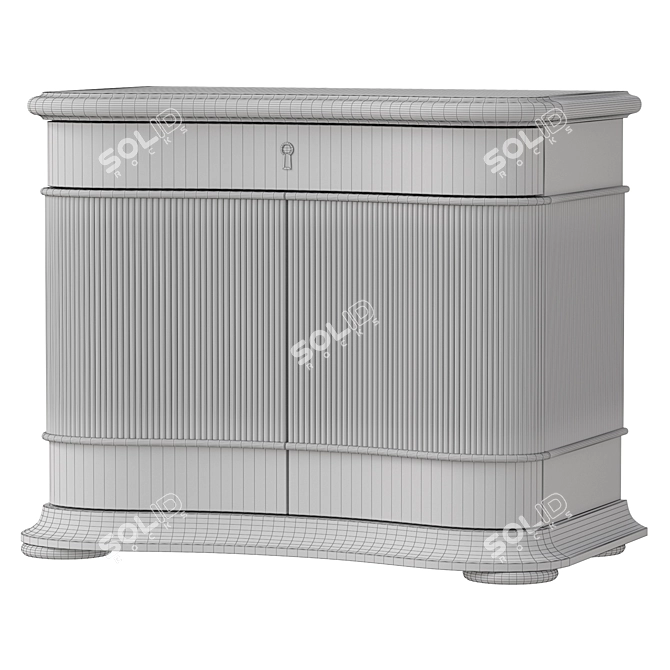 Baker Augustus Nightstand | 953x527x762mm 3D model image 5