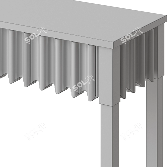 Modern Reese Console Table 3D model image 4