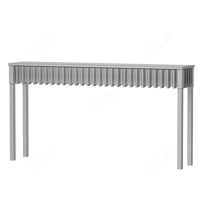Modern Reese Console Table 3D model image 5