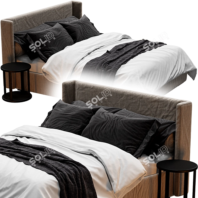  RH Lawson Bed Model 3D model image 4