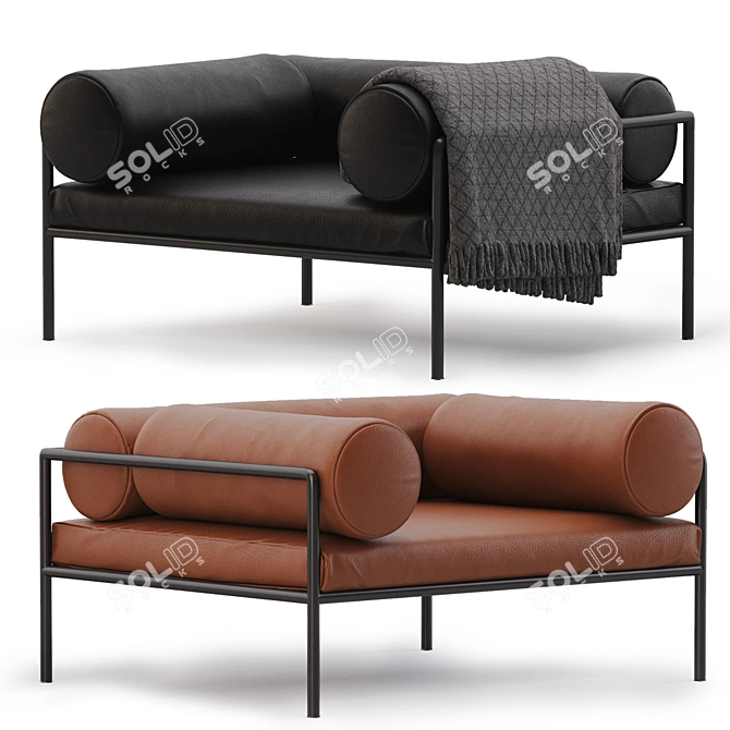 Living Divani Agra Armchair: 2 Colors 3D model image 7