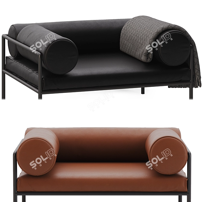 Living Divani Agra Armchair: 2 Colors 3D model image 11