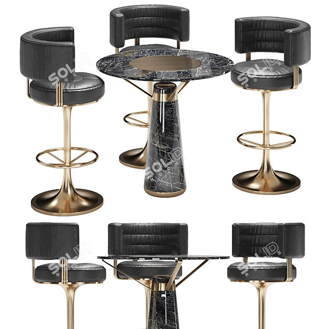 Alva Musa Firefly Coffee Set 3D model image 3