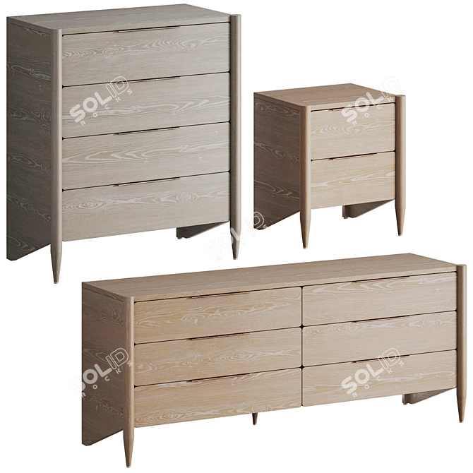 Crate and Barrel Casa Furniture 3D model image 1